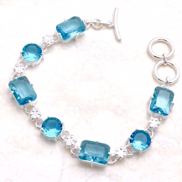 Artisan Jewelry - Blue Quartz Bracelet